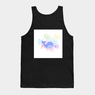 Cutie blue whale Tank Top